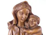 Houten beeld Madonna met kind – foto 5 – kavel bij De Kringwinkel, Heverlee