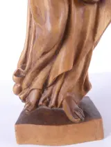 Houten beeld Madonna met kind – foto 7 – kavel bij De Kringwinkel, Heverlee