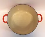 Rode Le Creuset braadpan gietijzer 28 cm – foto 10 – kavel bij De Kringwinkel, Aalst