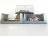 Silver Plated Modelauto's - Bugatti, Jaguar & Ferrari (Gelimiteerde Uitgaven) – kavel bij De Kringwinkel, Heverlee