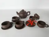Chinese Yixing Zisha theeset in kofferset – foto 3 – kavel bij De Kringwinkel, Heverlee