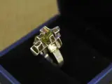 Verstelbare sterling zilveren ring met abstracte ringkop – kavel bij De Kringwinkel, Antwerpen