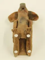 Set van 3 Mexicaanse terracotta figuren - precolumbiaans geïnspireerde stijl – foto 9 – kavel bij De Kringwinkel, Antwerpen