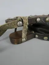 Houten haardblaasbalg met koperen tuit – foto 5 – kavel bij De Kringwinkel, Diest