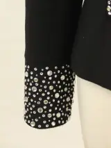 Zwarte damesblazer met strass steentjes maat 38 – foto 4 – kavel bij De Kringwinkel, Antwerpen
