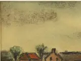 Sfeervol landschap met hoeve en knotwilgen – Gesigneerd: C. De Cock – foto 3 – kavel bij De Kringwinkel, Antwerpen