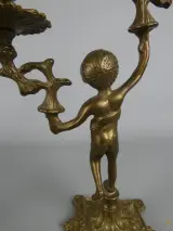Brazen Putti Kandelaars – foto 9 – kavel bij De Kringwinkel, Diest