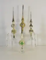 Set van 4 vintage glazen kerstboompieken, 20e eeuw – kavel bij De Kringwinkel, Turnhout