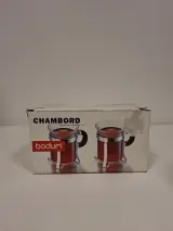 Bodum Chambord theepot met 2 glazen theekopjes – foto 2 – kavel bij De Kringwinkel, Ronse