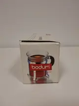 Bodum Chambord theepot met 2 glazen theekopjes – foto 3 – kavel bij De Kringwinkel, Ronse