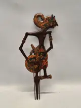 Decoratieve Javaanse Wayang Klitik pop - Raden Panji – foto 5 – kavel bij De Kringwinkel, Gent
