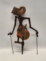 Decoratieve Javaanse Wayang Klitik pop - Raden Panji – foto 7 – kavel bij De Kringwinkel, Gent