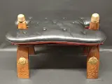 Vintage Camel Saddle Stool – kavel bij De Kringwinkel, Ninove