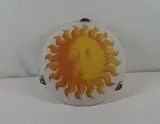 Plafondlamp met zonneschildering – kavel bij De Kringwinkel, Geraardsbergen
