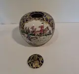 Decoratieve Chinese porseleinen pot met deksel – foto 2 – kavel bij De Kringwinkel, Liedekerke