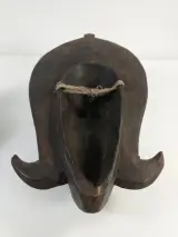 Lot van 3 Afrikaanse houten maskers – foto 3 – kavel bij De Kringwinkel, Turnhout