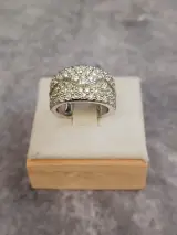Elegante sieradenset met strass en parel-details - Zilverkleurig / stainless steel – foto 5 – kavel bij De Kringwinkel, Gent