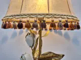 XL vintage Italiaanse Toleware bloemenlamp - Florentijnse Hollywood Regency, jaren ’50/’60 – foto 4 – kavel bij De Kringwinkel, Gent