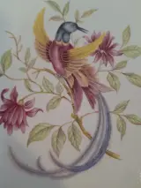 Decoratief bord ‘Oiseaux des Îles’ van Digoin & Sarreguemines – foto 3 – kavel bij De Kringwinkel, Geraardsbergen