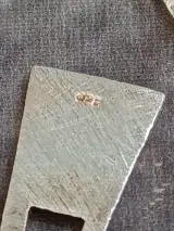 Geometrische zilveren oorhangers (925 zilver) – Geborsteld design – foto 4 – kavel bij De Kringwinkel, Gent