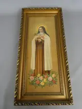 Decoratieve druk van non – kavel bij De Kringwinkel, Diest