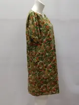 Elegante jurk met tropische en botanische print - Tim Van Steenbergen – foto 2 – kavel bij De Kringwinkel, Gent