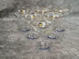 6 Vintage Babycham champagnecoupes uit de jaren 70 – foto 2 – kavel bij De Kringwinkel, Gent