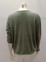 Exclusieve asymmetrische trui met diepe V-hals - Dries Van Noten – foto 3 – kavel bij De Kringwinkel, Gent
