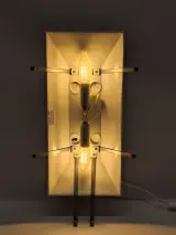 Zeldzame Vintage IKEA Gyllen Glazen Wandlamp door Julia Treutiger, Jaren 90 – foto 9 – kavel bij De Kringwinkel, Gent
