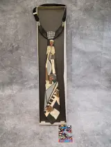 Vintage Pylones Parijs Rubberen Stropdas - Jazz Thema – kavel bij De Kringwinkel, Gent