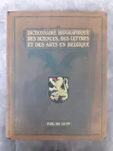 Boek: Dictionnaire biographique des Sciences, des Lettres et des Arts en Belgique – foto 9 – kavel bij De Kringwinkel, Gent