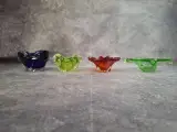 Set van 4 vintage Mid-Century Modern glazen schalen in Murano-stijl en Boheemse stijl – foto 3 – kavel bij De Kringwinkel, Gent