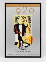 Vintage Pierre Jean ‘Collection 1920’ barspiegel - Franse reclame in art-decostijl – kavel bij De Kringwinkel, Gent