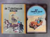 Strips: Hardcover uitgaves van kuifje albums Het Zwarte Goud & De 7 Kristallen Bollen – kavel bij De Kringwinkel, Gent