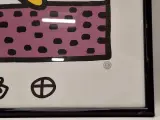 Kleurrijke kunstdruk met dansende figuren - ingelijst - Keith Haring – foto 6 – kavel bij De Kringwinkel, Gent