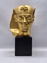 Vintage Egyptische buste van farao Amenemhet – 12e dynastie – foto 2 – kavel bij De Kringwinkel, Gent