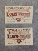 Uniek lot historisch noodgeld WWI – Stad Gent en gemeente Wetteren (1914-1918) – foto 6 – kavel bij De Kringwinkel, Gent