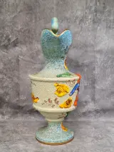 Belgische faience schenkkan - Hubert Bequet met zwanenhals – foto 2 – kavel bij De Kringwinkel, Gent