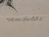 Abstracte ets “Ode aan Christelle G.” - handgesigneerd en genummerd 3/5 – foto 9 – kavel bij De Kringwinkel, Gent