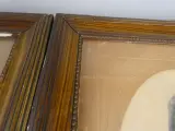 Twee Antieke Portretten in Houten Lijst – foto 6 – kavel bij De Kringwinkel, Diest