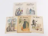 Set van 5 oude Franse geïllustreerde tijdschriften – kavel bij De Kringwinkel, Heverlee