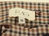 Rae - knappe damesbroek geruit met bruine bloemen - 100% katoen – foto 6 – kavel bij De Kringwinkel, Antwerpen