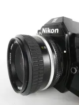 Vintage Nikon EM 35mm spiegelreflexcamera met Nikkor 50mm f/1.8-objectief – foto 6 – kavel bij De Kringwinkel, Heverlee