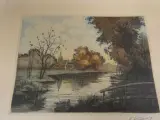 Twee Landschapsetsen met Water en Landweg – foto 2 – kavel bij De Kringwinkel, Diest