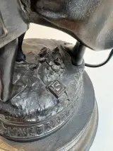 Grote Art Nouveau sculptuurlamp – foto 2 – kavel bij De Kringwinkel, Gent