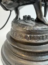 Grote Art Nouveau sculptuurlamp – foto 3 – kavel bij De Kringwinkel, Gent