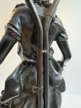Grote Art Nouveau sculptuurlamp – foto 9 – kavel bij De Kringwinkel, Gent