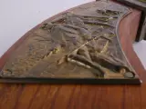 Vintage kruitbus - messing decoratie en houten afwerking – foto 4 – kavel bij De Kringwinkel, Heverlee