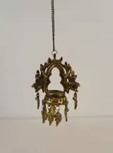 Decoratieve verzameling van vijf Indiase messing voorwerpen – foto 2 – kavel bij De Kringwinkel, Turnhout