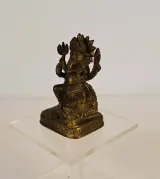 Decoratieve verzameling van vijf Indiase messing voorwerpen – foto 4 – kavel bij De Kringwinkel, Turnhout